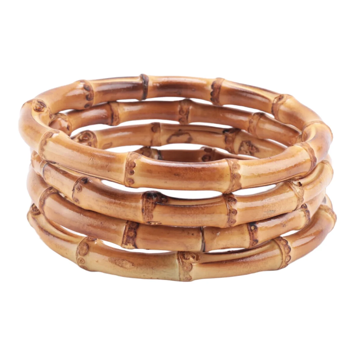 Деревянные круглые бамбуковые ручки для сумки - Фотография_4