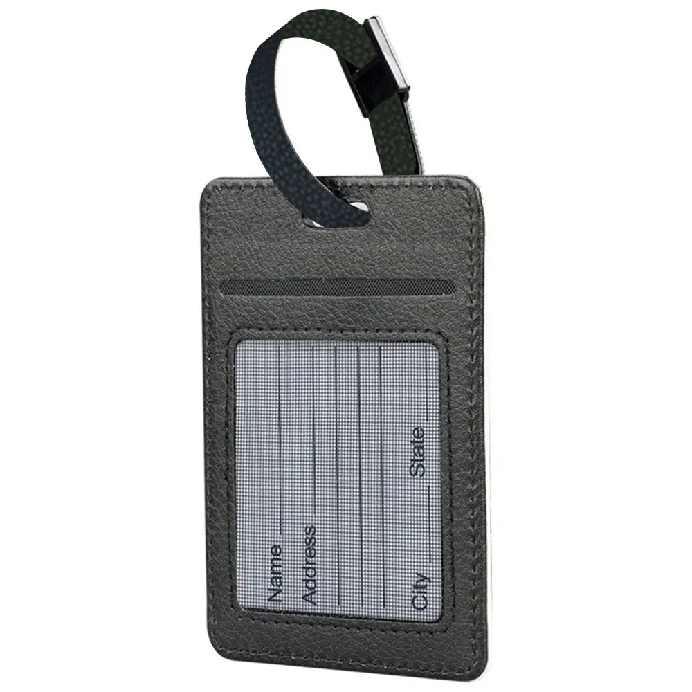 Initial chenille pu luggage tag - Фотография_3