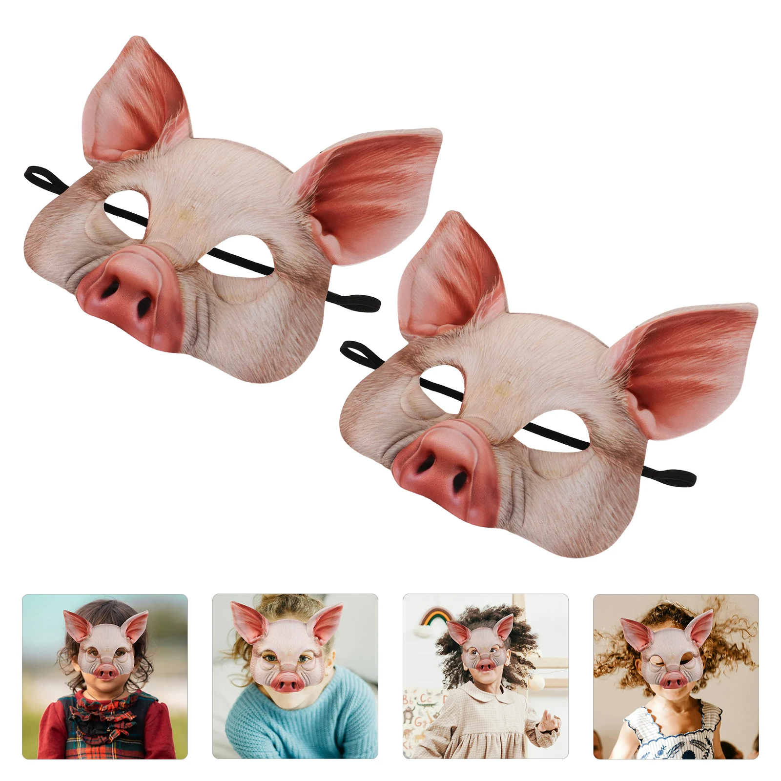 Розовая маска свиньи - Фотография_6