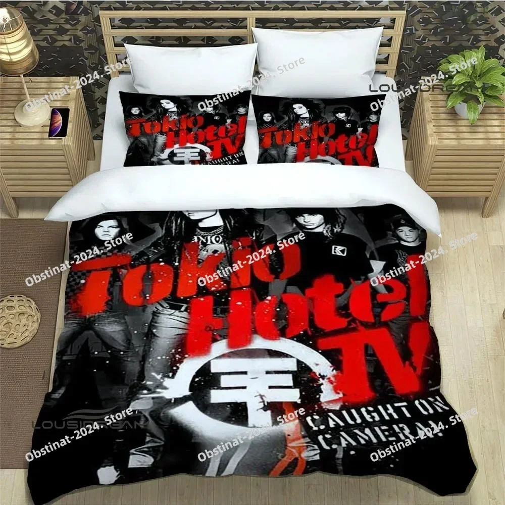 Комплект постельного белья с 3d принтом tokio hotel - Фотография_4