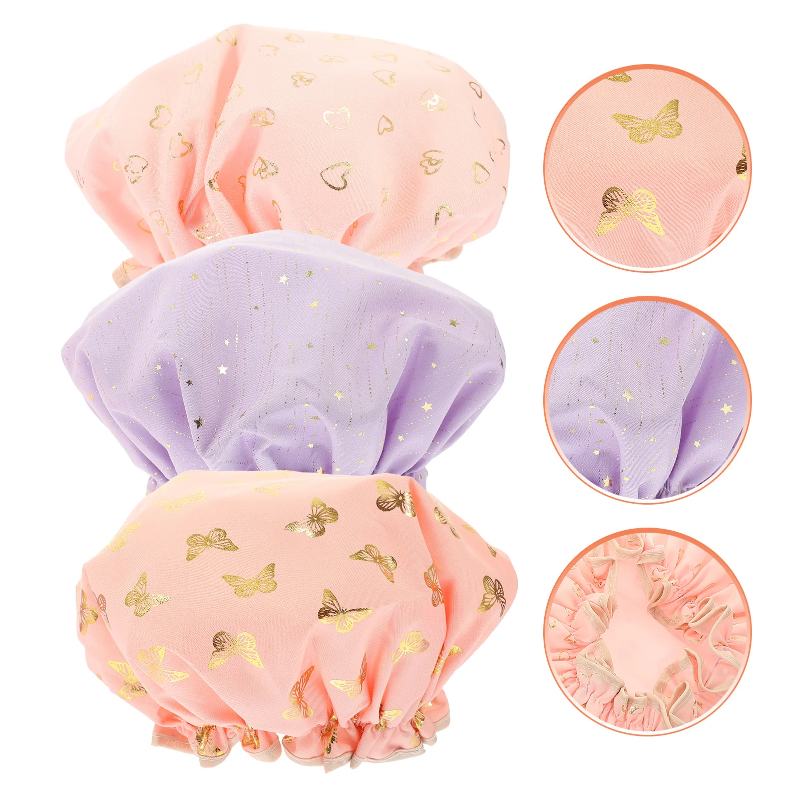 Водонепроницаемая детская шапочка для душа и ванны - Фотография_2