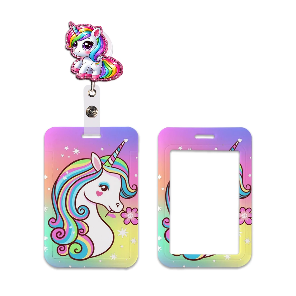 Cartoon unicorn anime card holder - Фотография_5
