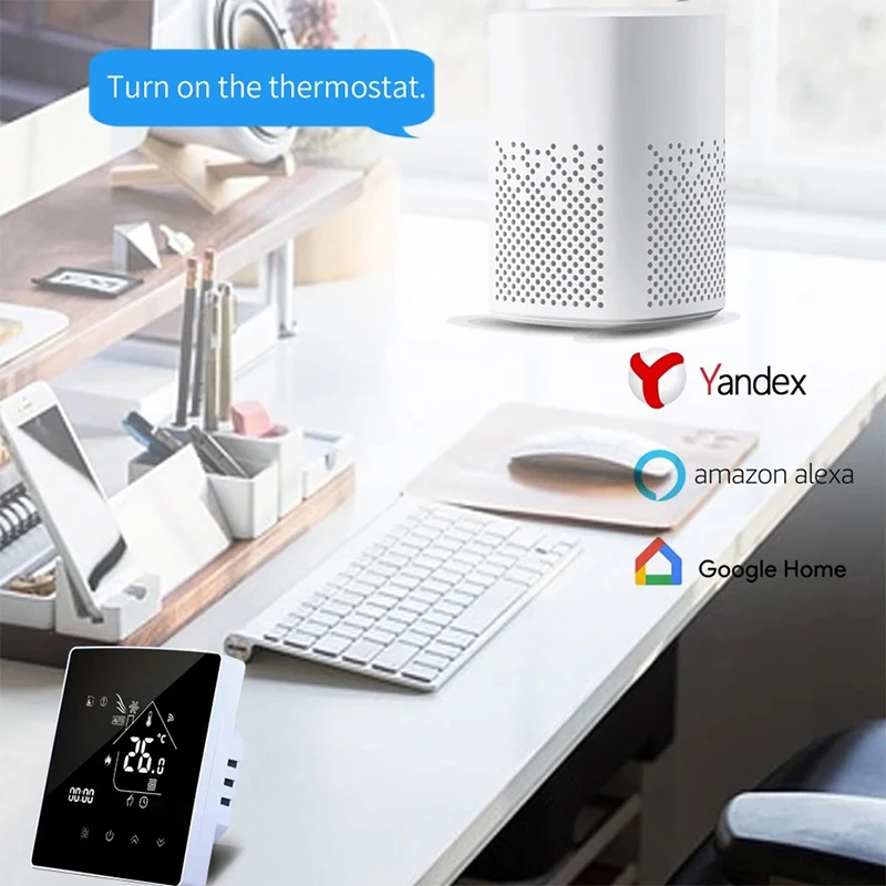 Yhyb x5wifi умный термостат с подогревом с жк-дисплеем - Фотография_2