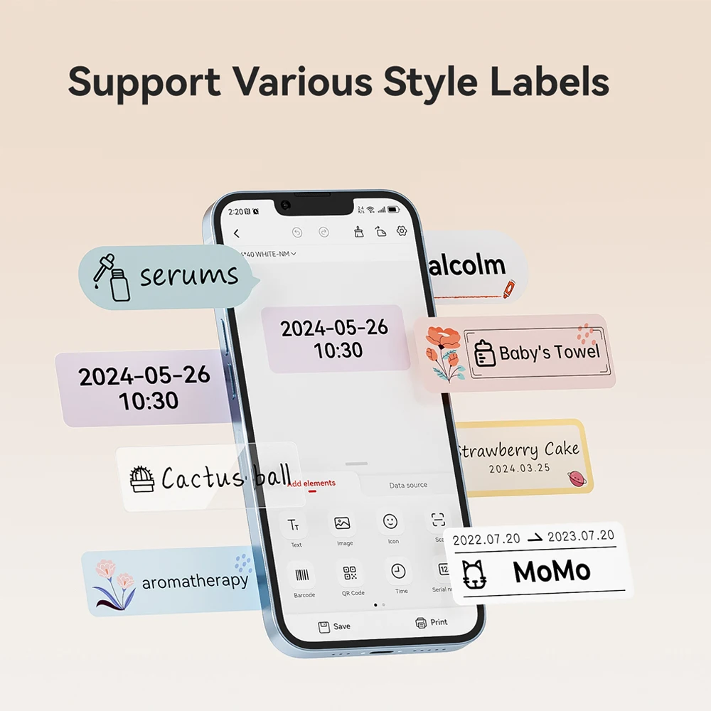 Niimbot d110 мини ручной термальный - Фотография_2