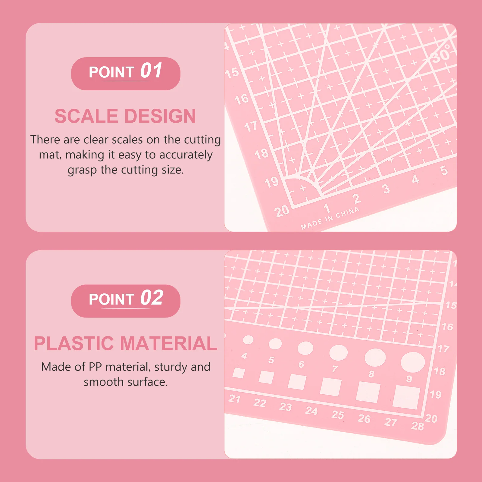 Пластиковый коврик для резки формата а4 для поделок