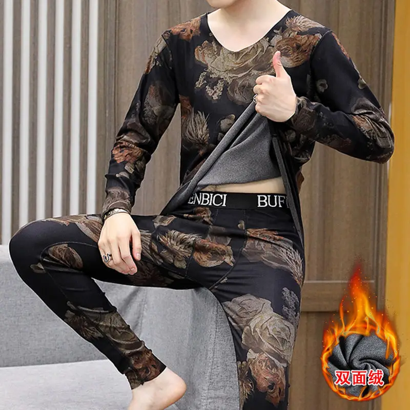 Осенне-зимнее бесшовное теплое нижнее белье - Фотография_4