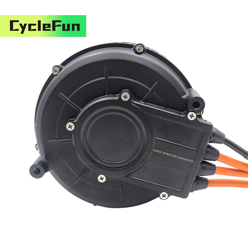 Qs165 60h 10kw v3 pmsm средний приводной двигатель с коробкой передач 1:2 - Фотография_2
