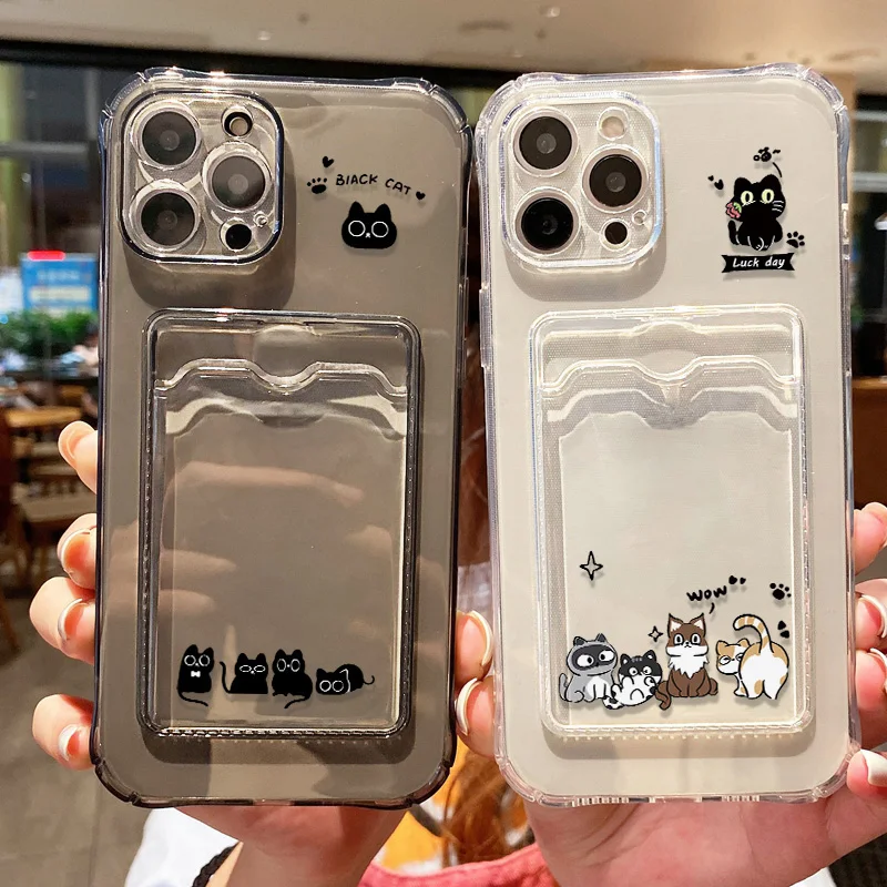 Чехол для телефона с милым черным - Фотография_2