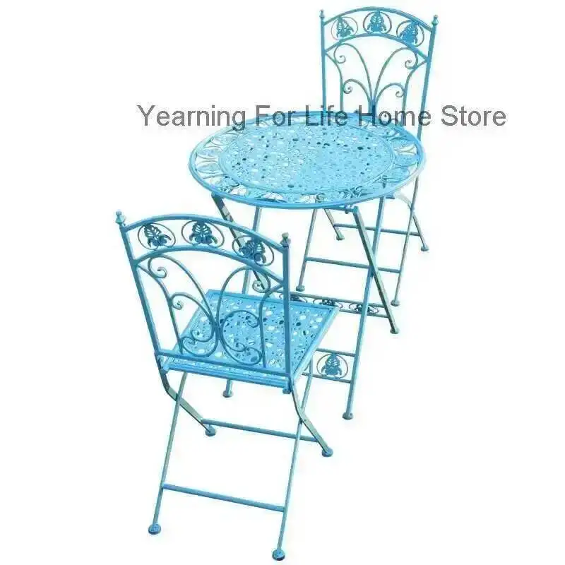 Уличный металлический креативный набор для патио - Фотография_5