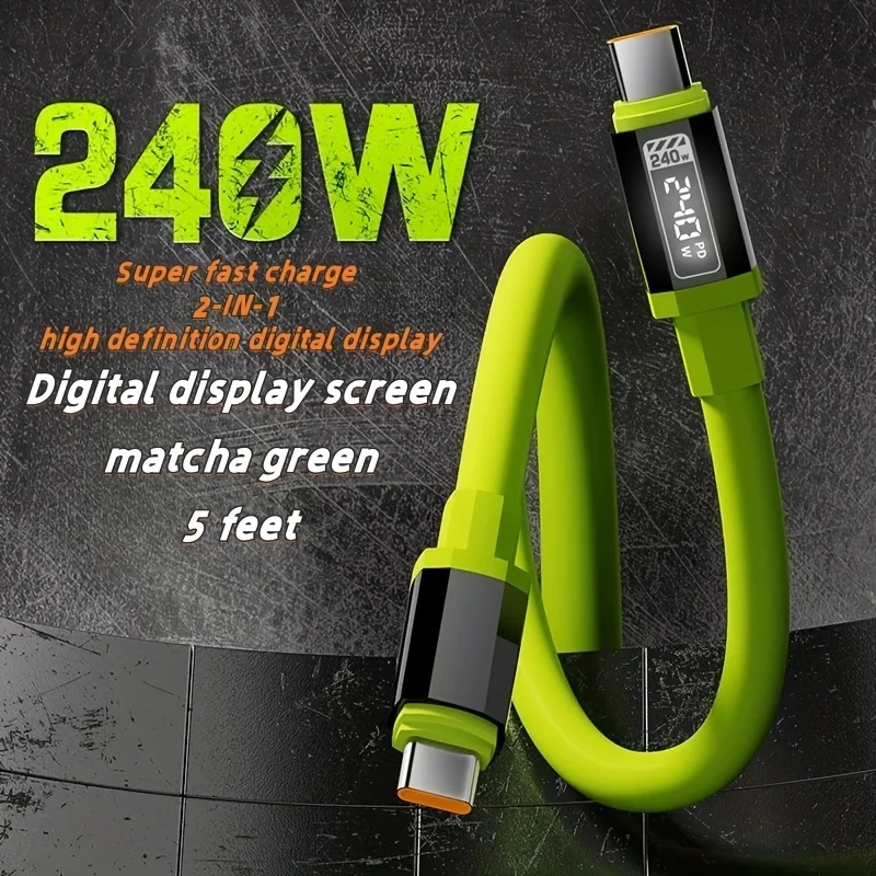 Кабель usb type-c для быстрой зарядки - Фотография_2