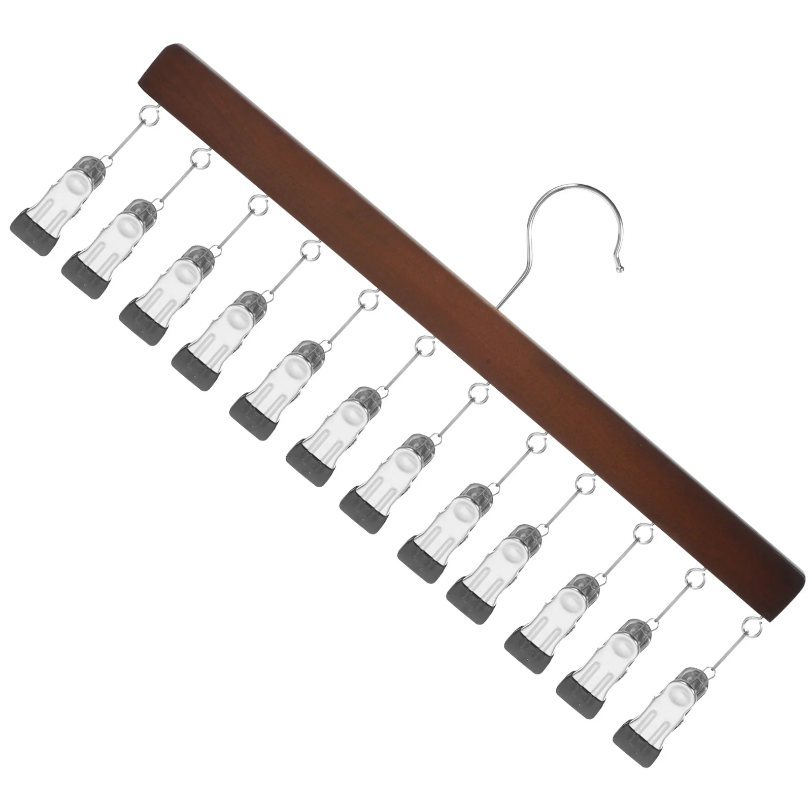 Прочная деревянная вешалка для хранения одежды - Фотография_2