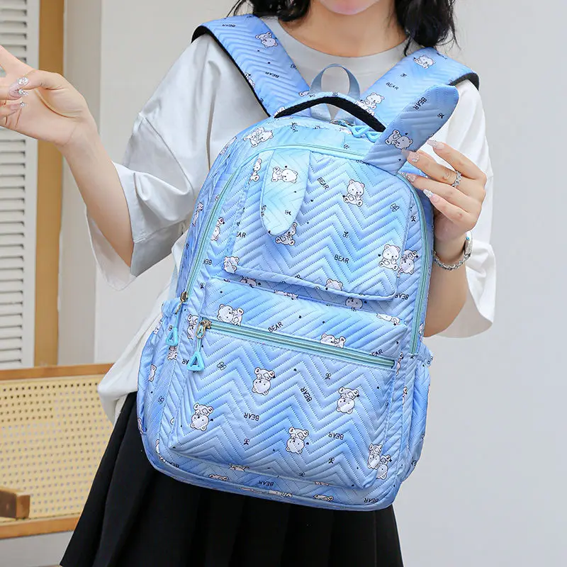 Модные большие рюкзаки с кроличьими ушками для женщин - Фотография_6