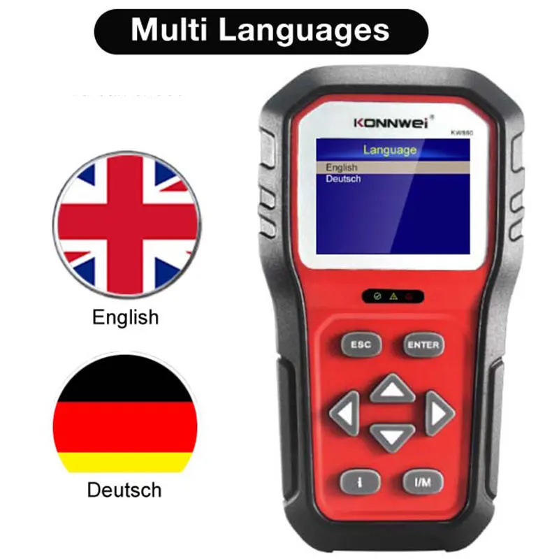 Новый автомобильный диагностический инструмент konnwei kw860 obd2 - Фотография_5