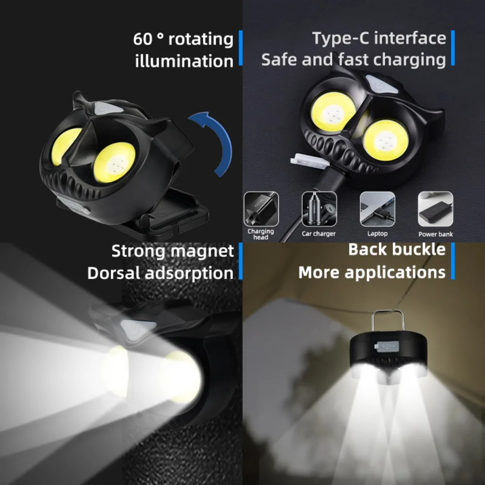 Налобный фонарь owl cob type-c - Фотография_3