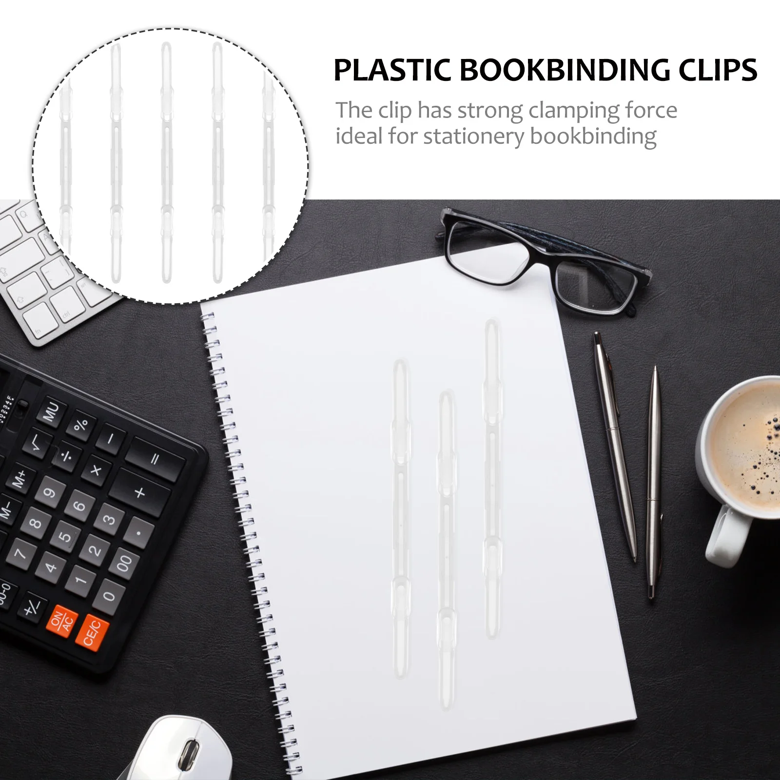 Пластиковые переплетные зажимы для книг