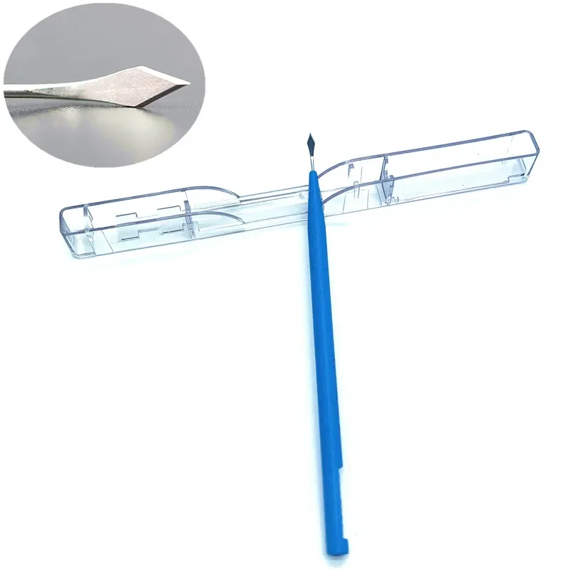 Одноразовый офтальмологический щелевой нож с прямыми лезвиями - Фотография_5