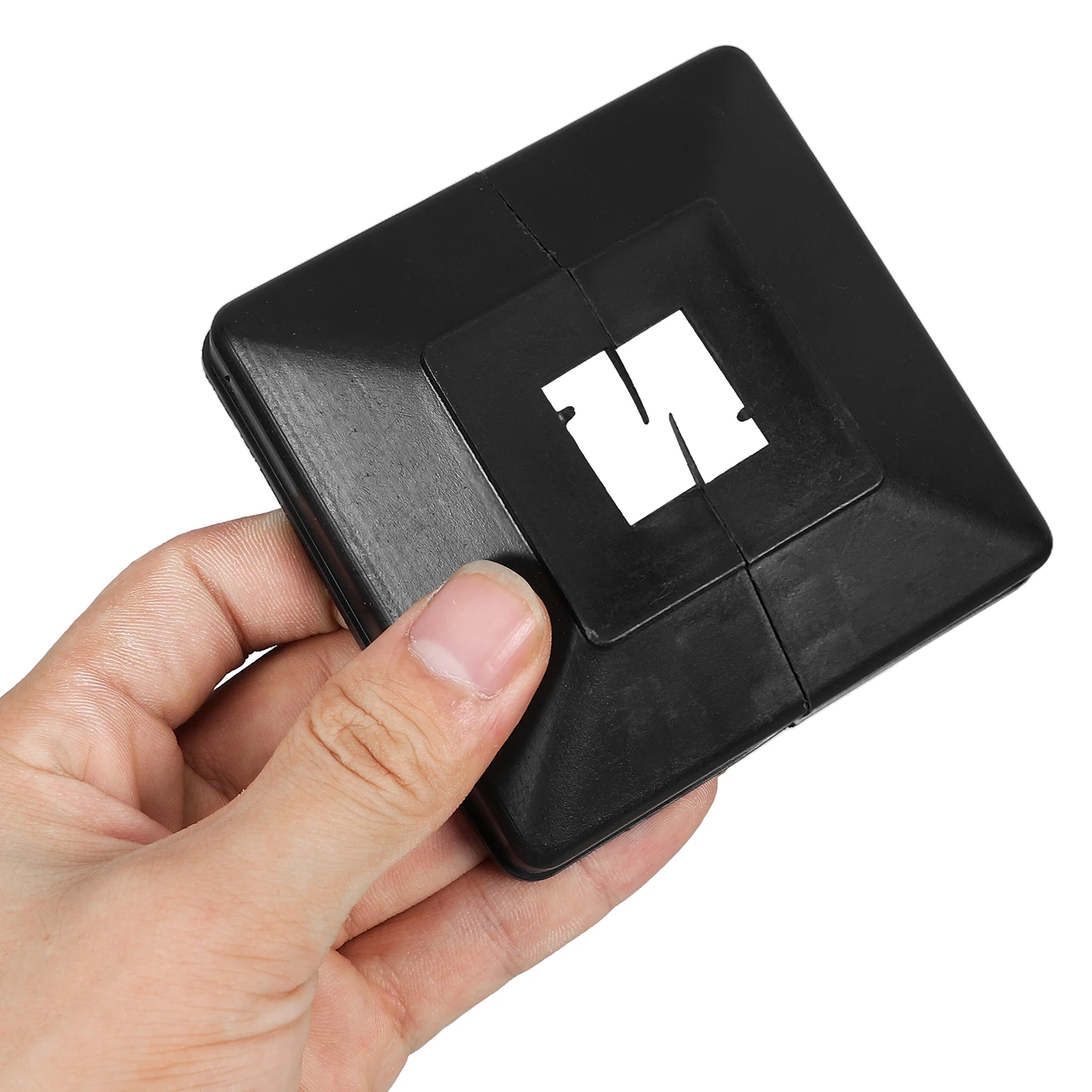 Черная пластиковая разделенная опорная крышка