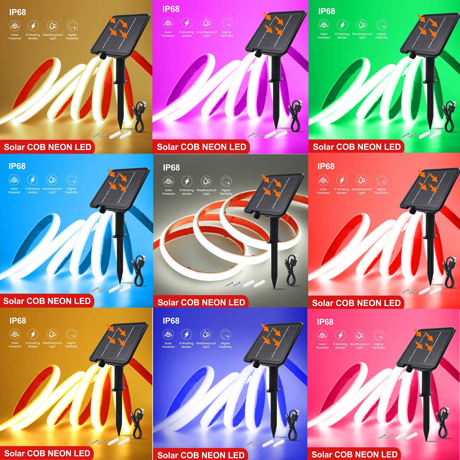 Dc24v солнечная неоновая лента - Фотография_2