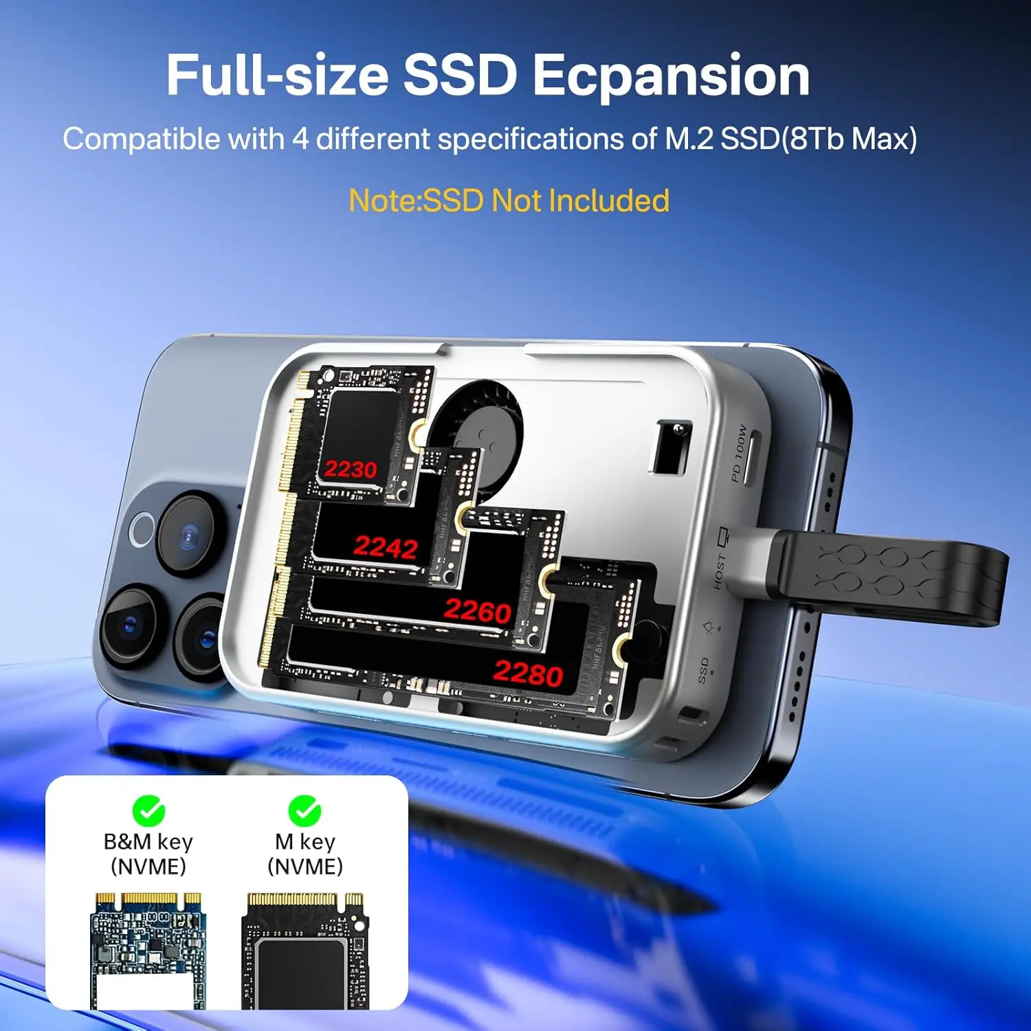 Магнитный корпус acasis m.2 nvme ssd - Фотография_3