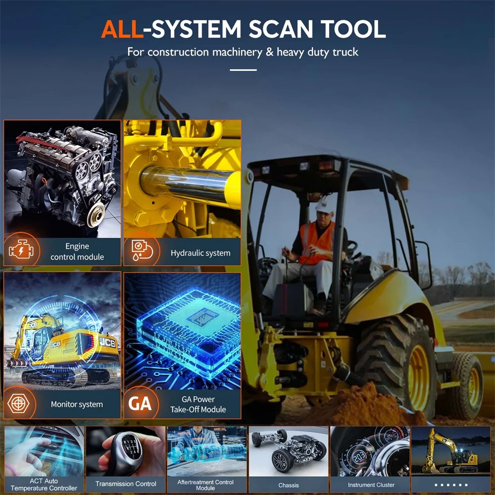 Сканер obd2 ancel hd3600 для тяжелых грузовиков - Фотография_2