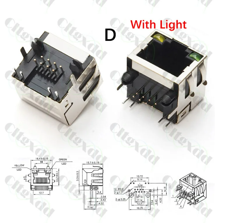 Пластиковый металлический rj45 - Фотография_3