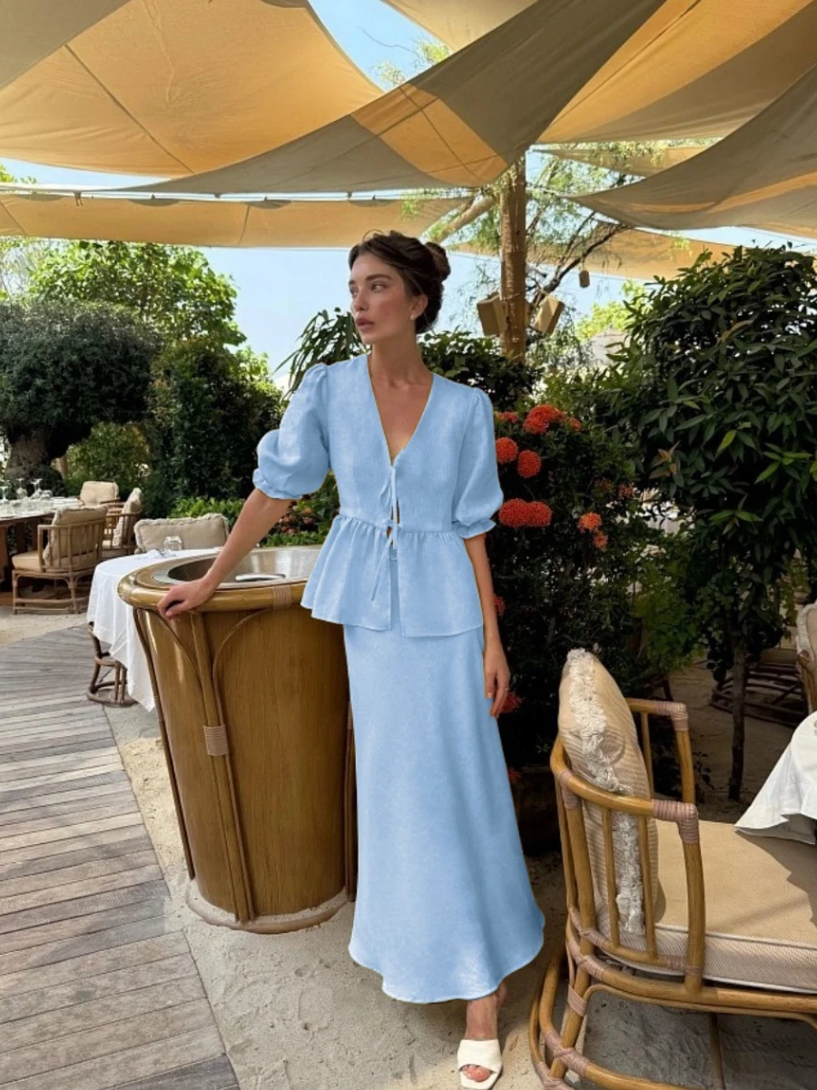 Летняя женская рубашка из 100% - Фотография_6