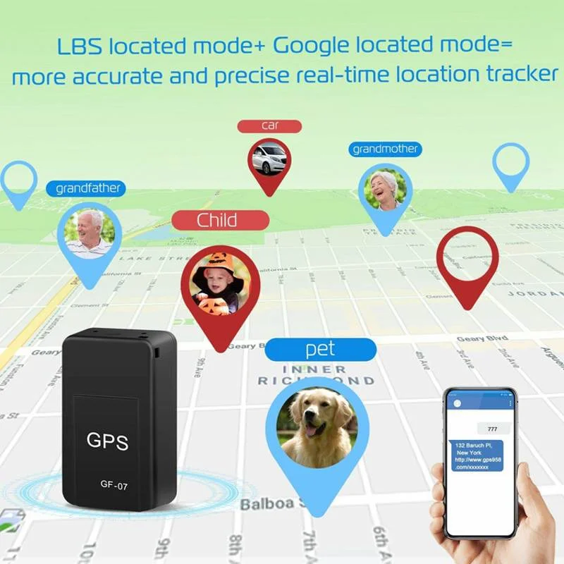 Мини gf-07 gps автомобильный трекер-позиционер - Фотография_5