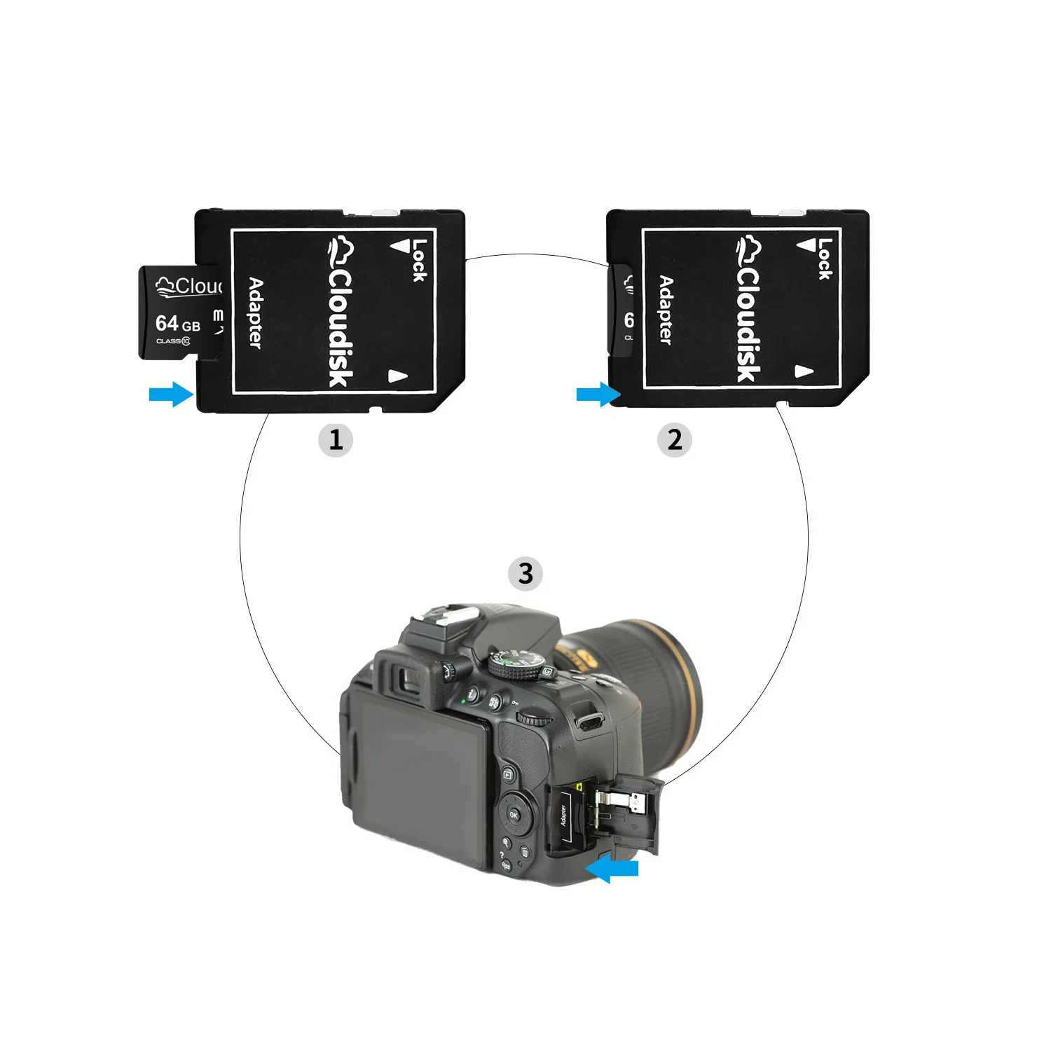 Адаптер micro sd на sd для цифровой - Фотография_2