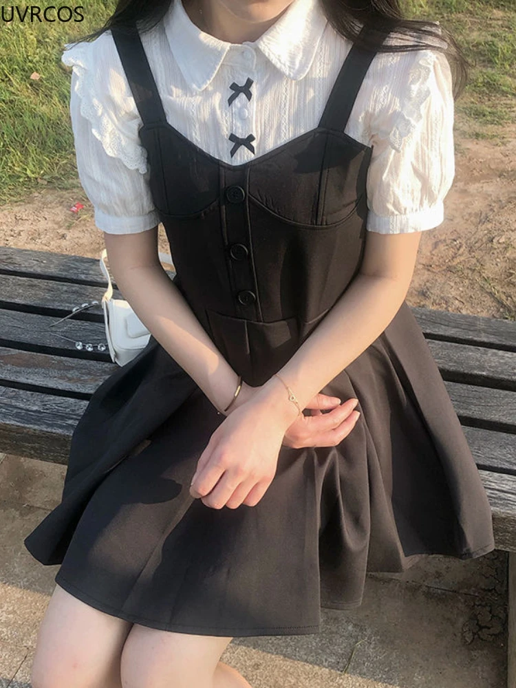 Kawaii white lolita кружевная блузка - Фотография_5