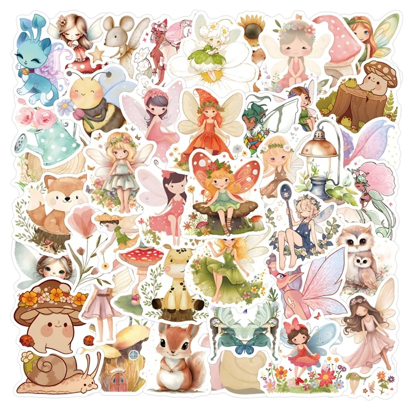 Kawaii ангел пвх наклейка эстетические