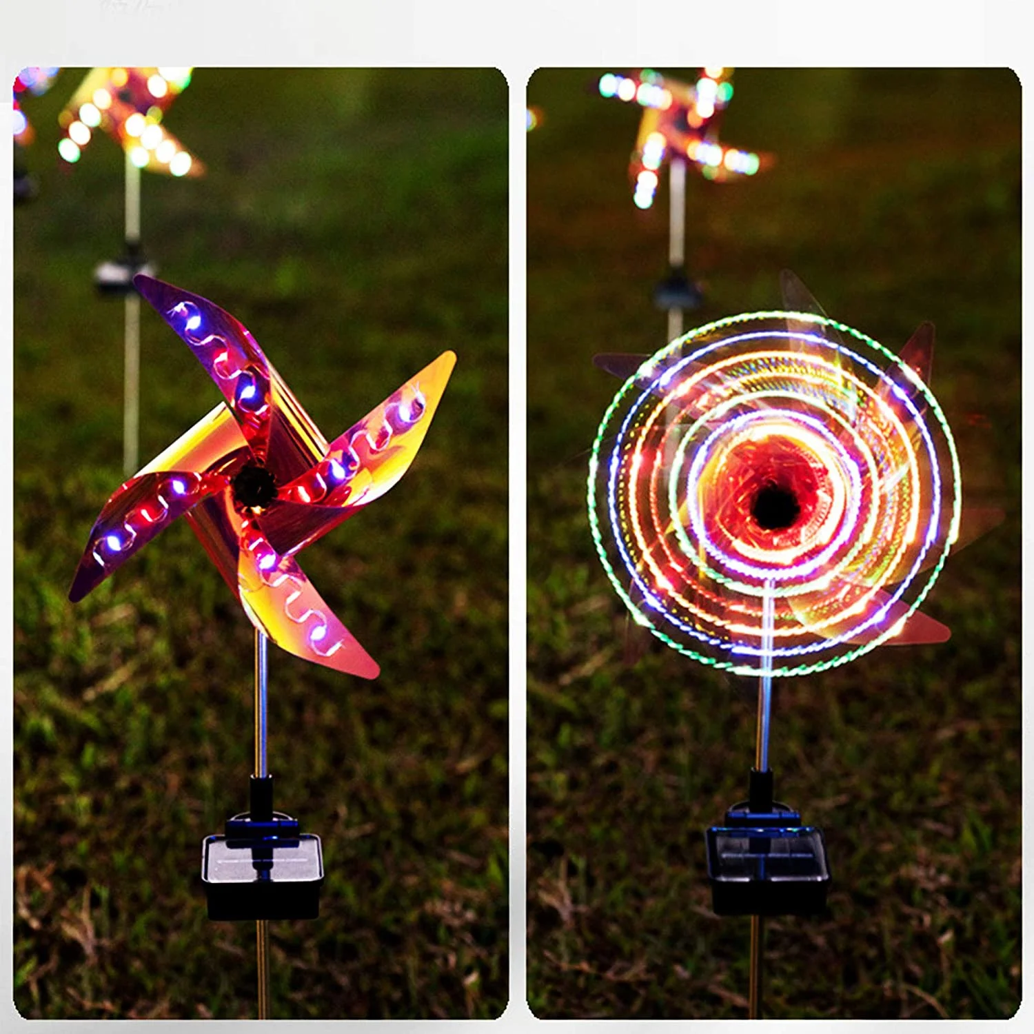 32led солнечный ветровой спиннер - Фотография_2