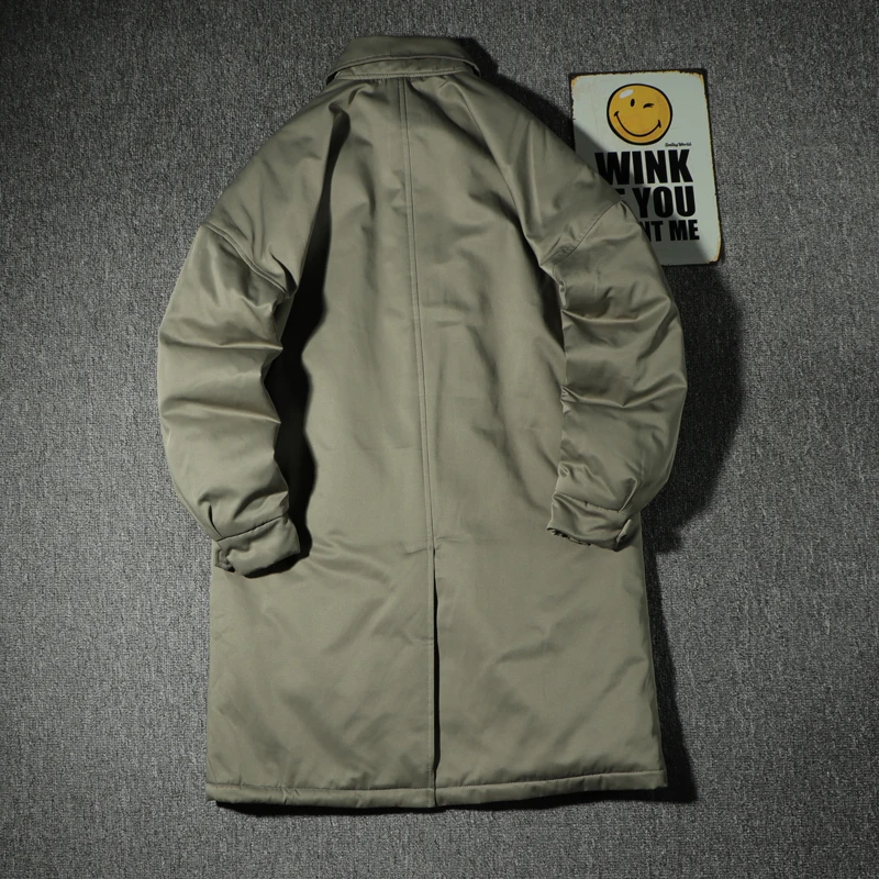 Флисовая парка с воротником из овечьей шерсти в американском стиле - Фотография_3