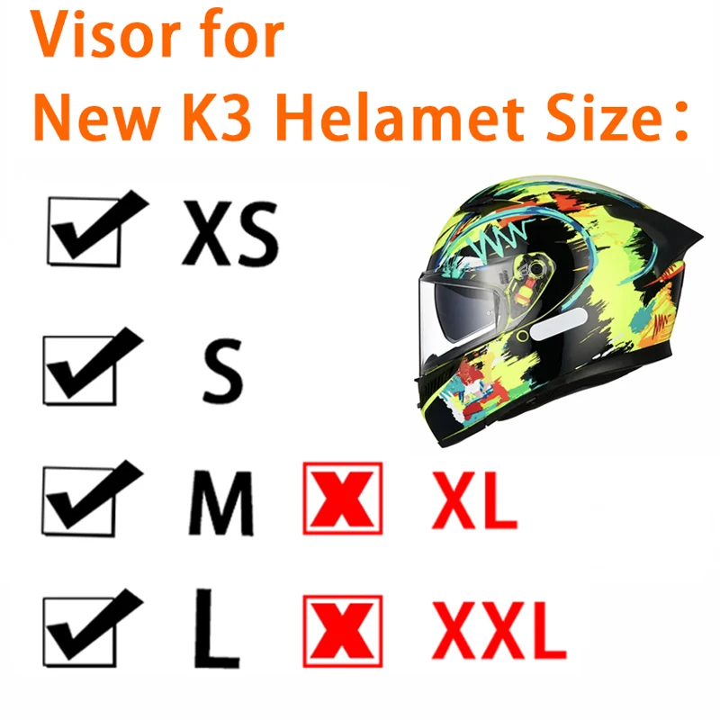 Козырек для шлема new agv k3 (e2206) линзы для мотоциклетного шлема - Фотография_2