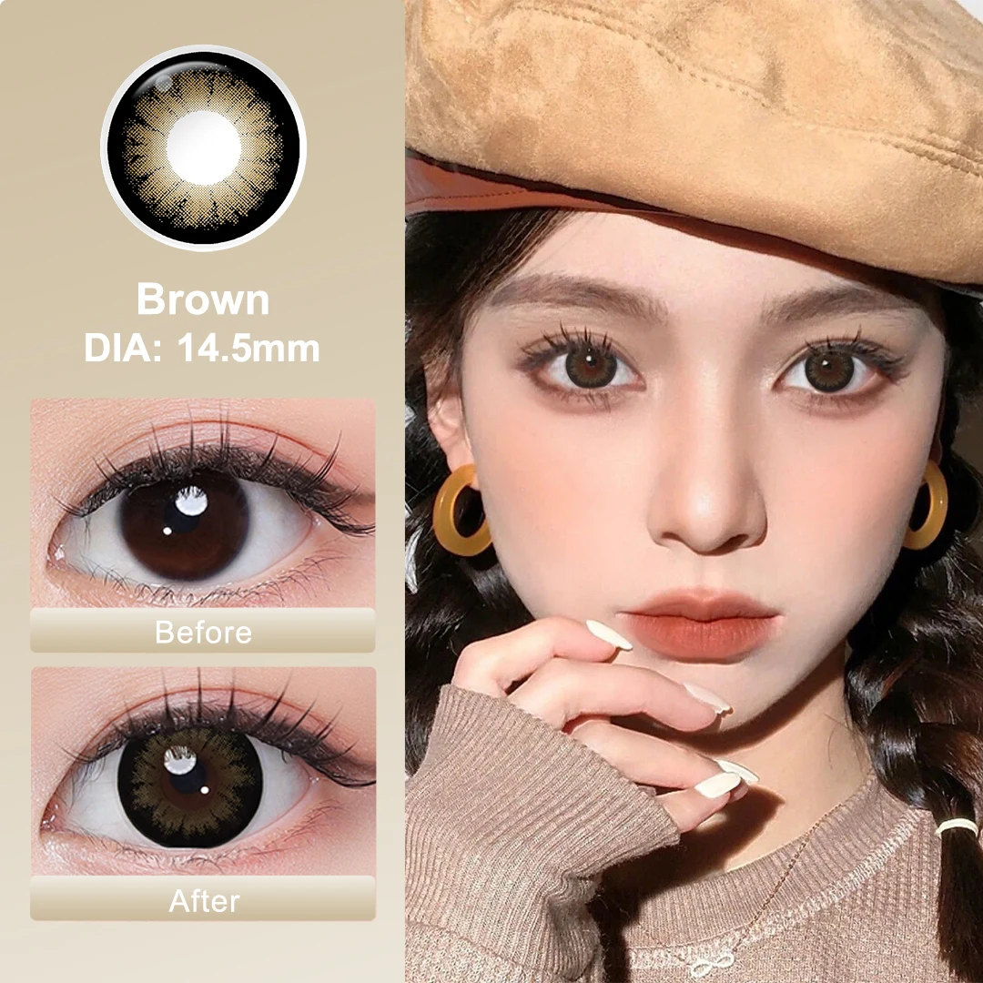 Цветные контактные линзы magister с большими глазами - Фотография_2