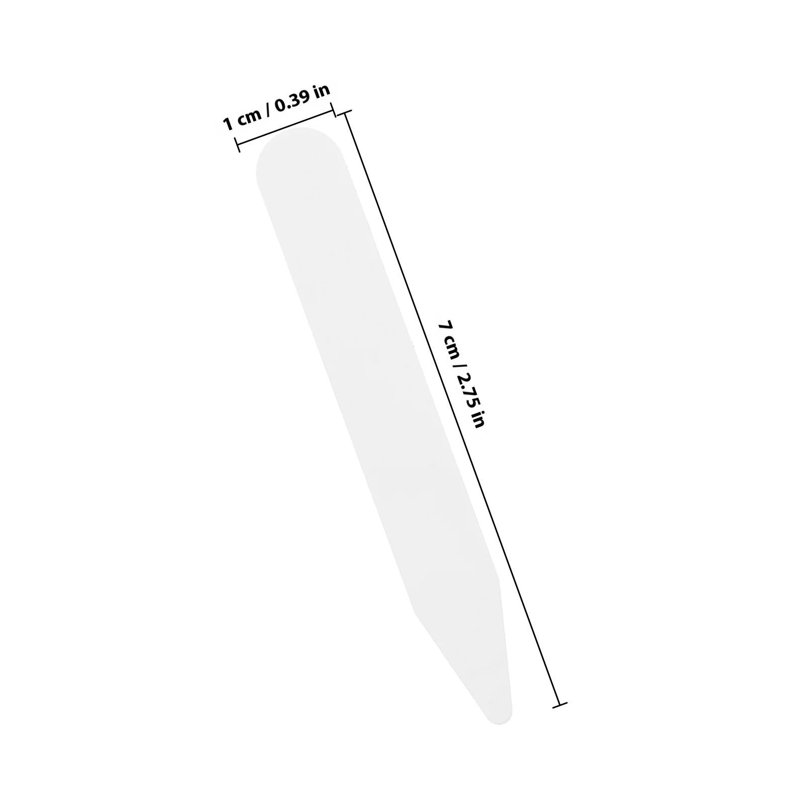 Воротник пластиковый белый 3 размера - Фотография_2