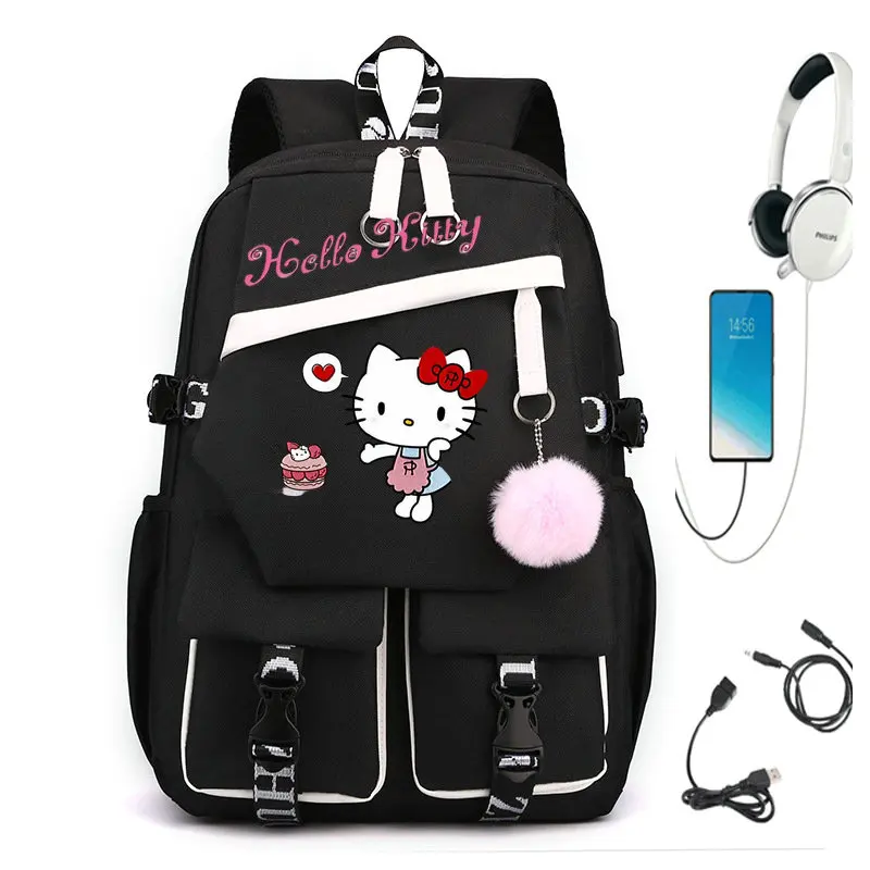 Милые школьные ранцы hello kitty для девочек - Фотография_6