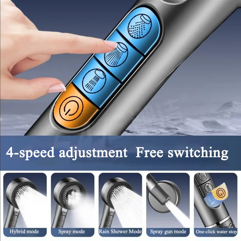 Насадка для душа с фильтром и наддувом - Фотография_6