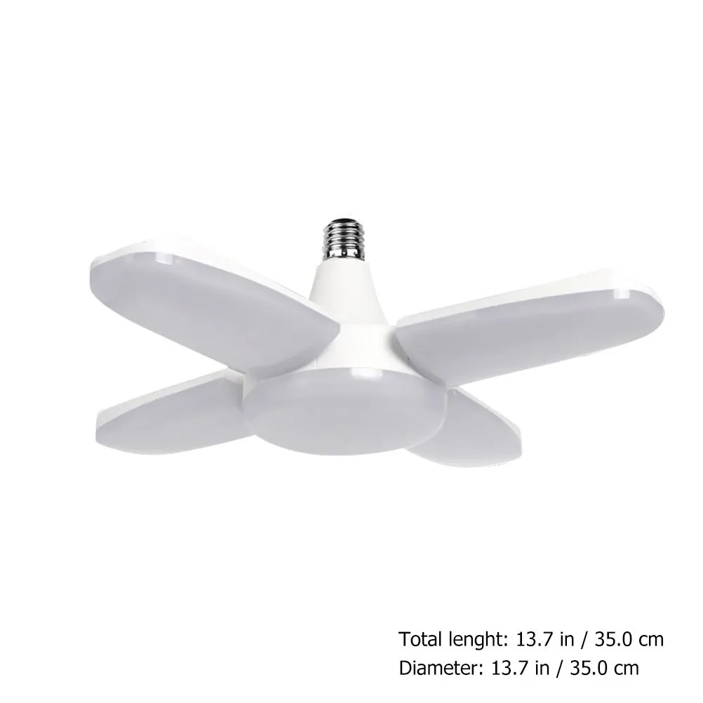 Регулируемый 4-панельный светодиодный гаражный светильник 6500k e27 - Фотография_2