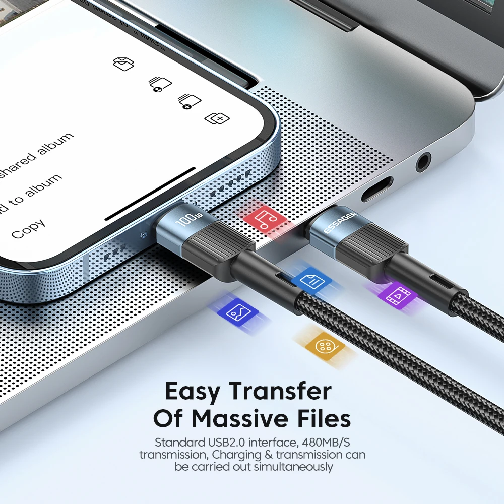 Usb type c к usb c кабель usb-c - Фотография_6