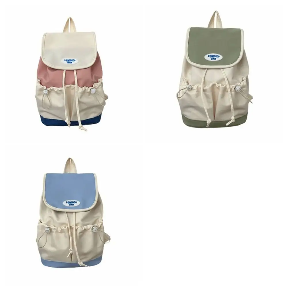 Портативный нейлоновый рюкзак на шнурке - Фотография_5