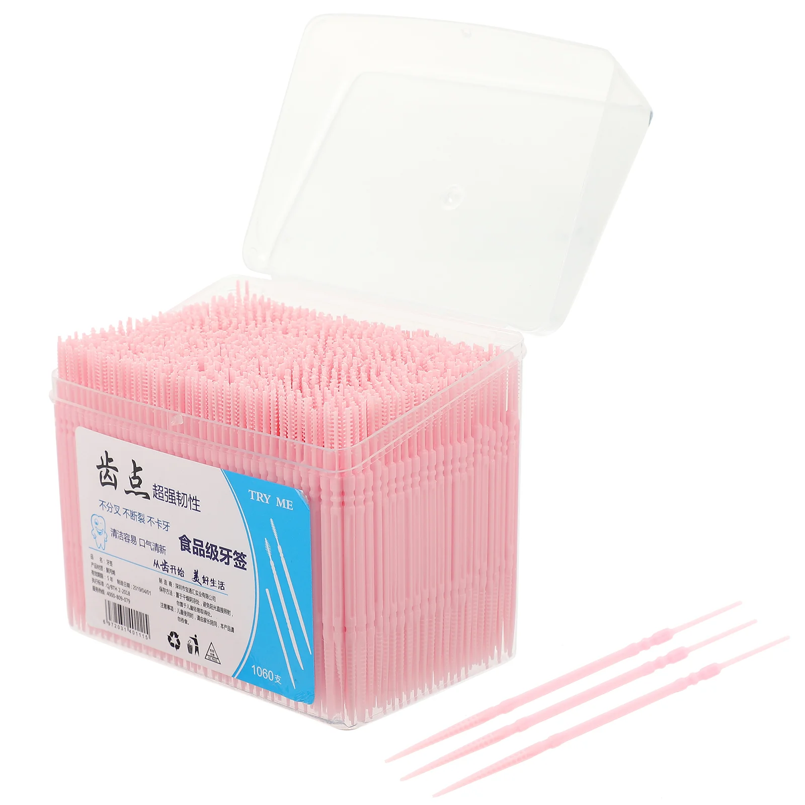 Одноразовые пластиковые зубочистки - Фотография_4