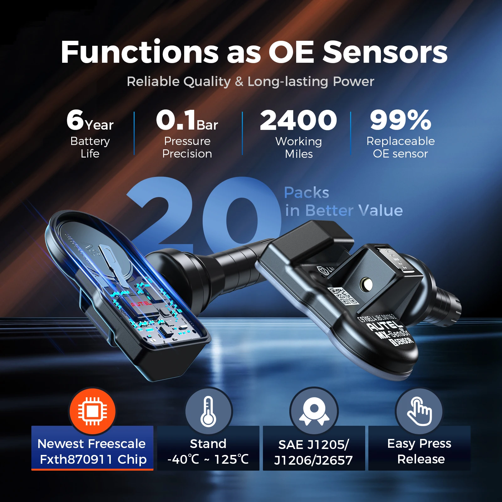 Autel mx-sensor 433 мгц 315 мгц - Фотография_3