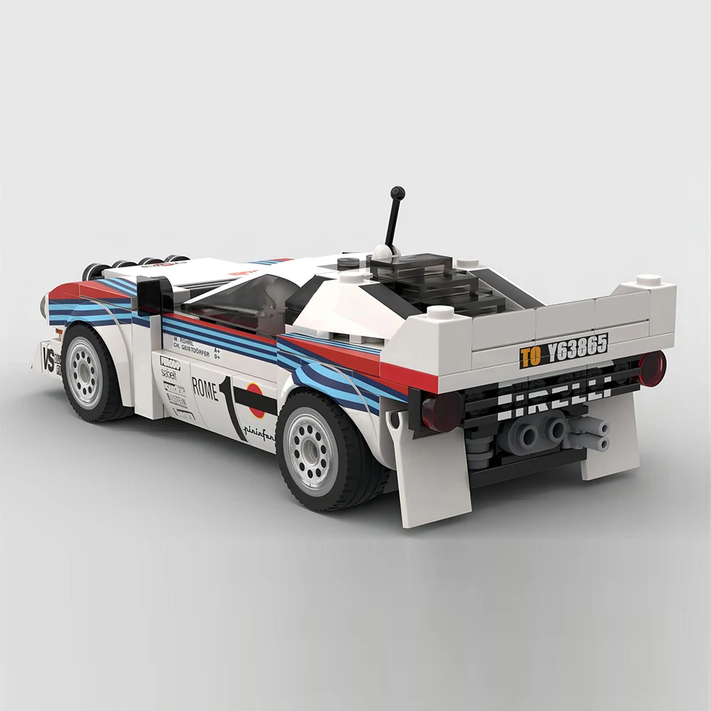 Строительные блоки moc lancia rally - Фотография_2