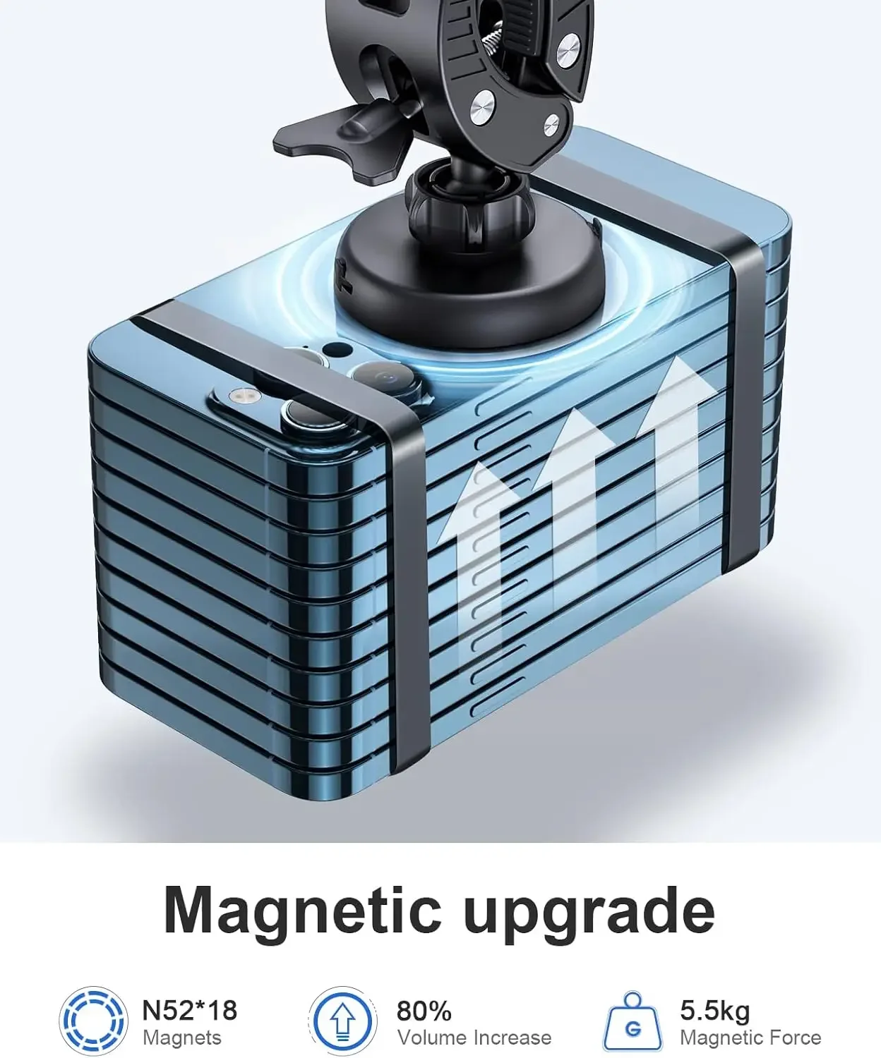 Магнитный держатель для телефона на велосипеде ewa - Фотография_2