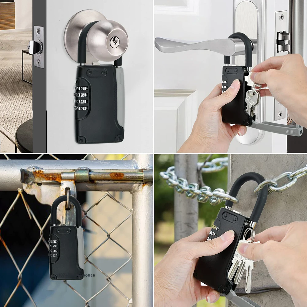 Замок для ключей с навесным замком - Фотография_5