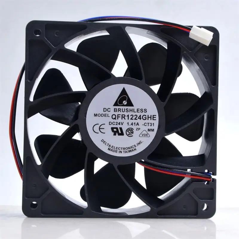 Новый оригинальный delta 12038 12 см qfr1224ghe 24в 1