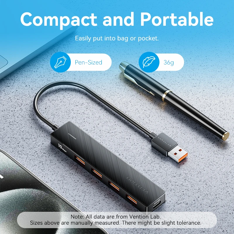 Vention usb 3.2 gen2 hub 5 портов - Фотография_3