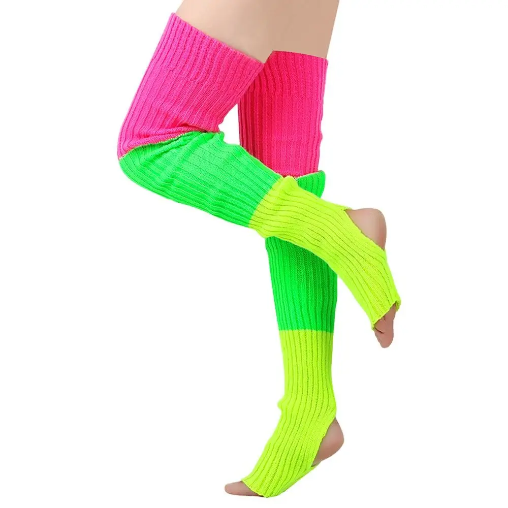 Нежные вязаные шерстяные вязаные гетры - Фотография_2