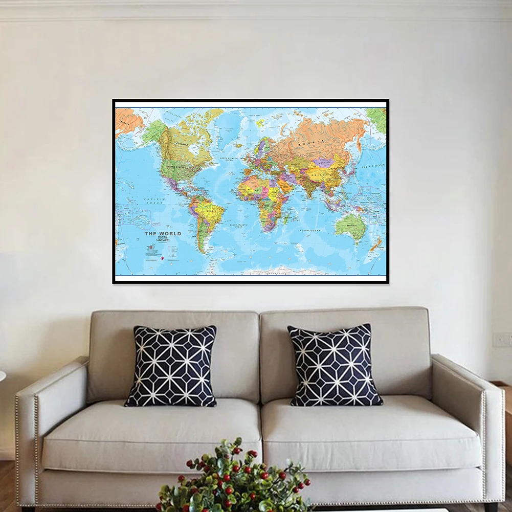 60*40 см карта мира декоративная - Фотография_5