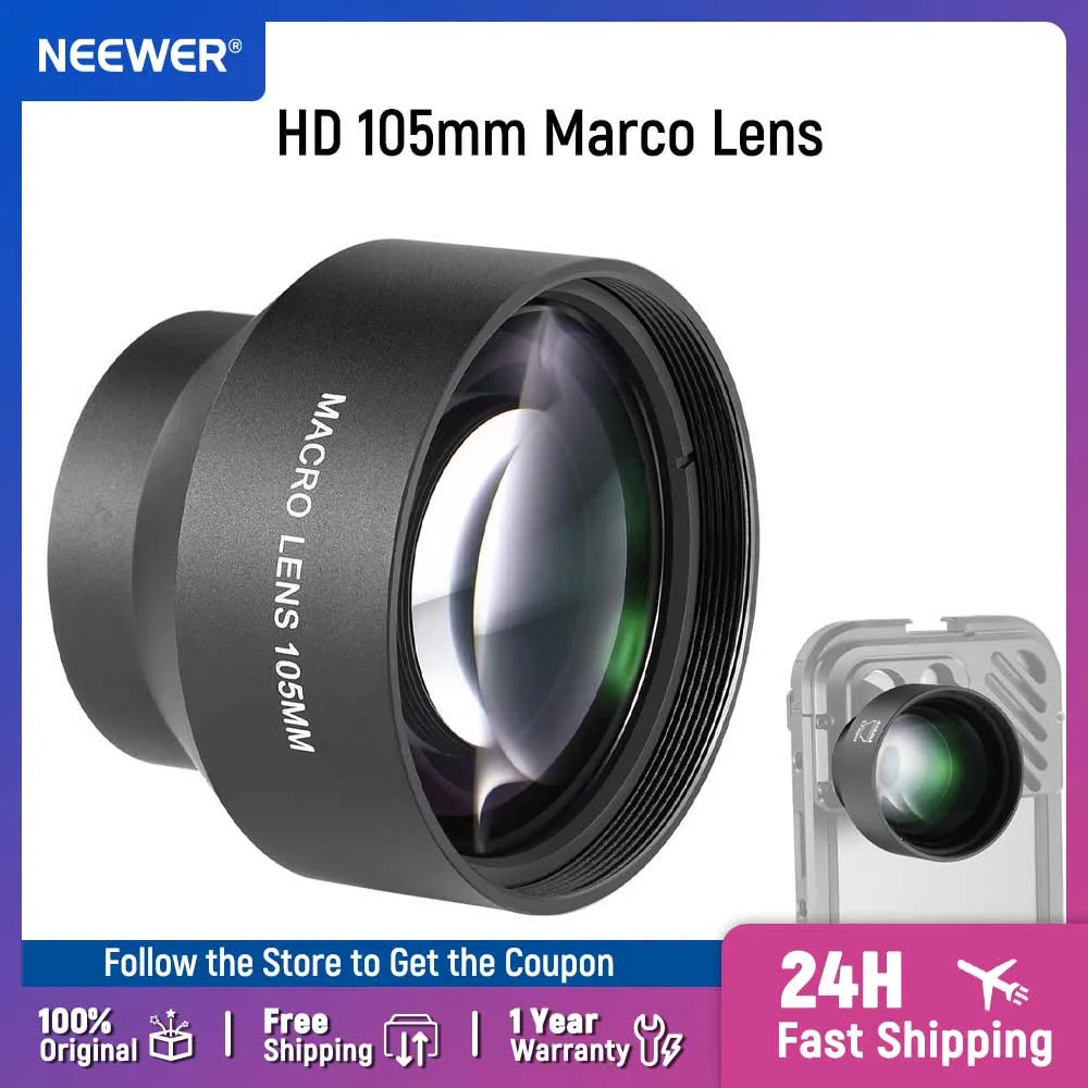 Neewer 105 мм hd макрообъектив